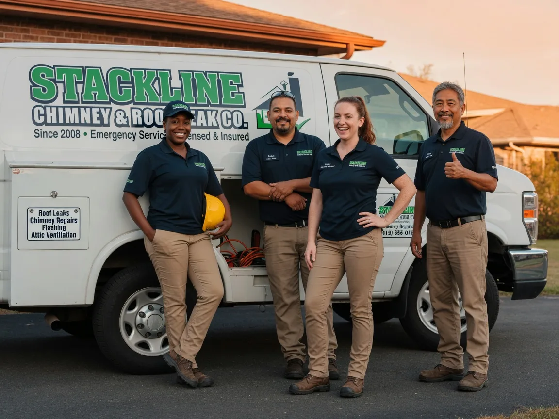 Chimney flashing repair company in Sheyenne, ND